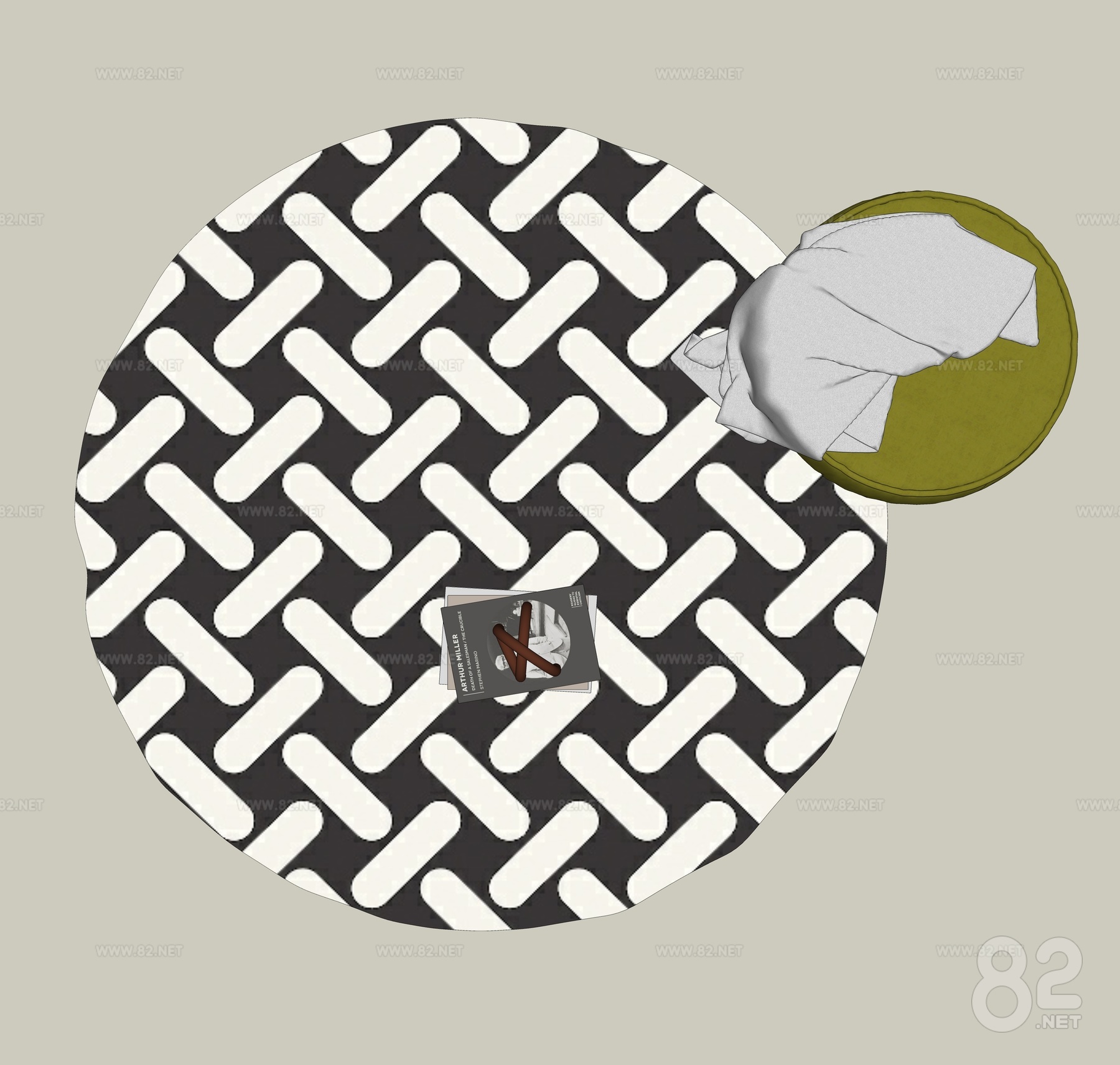 round carpet plush carpet
