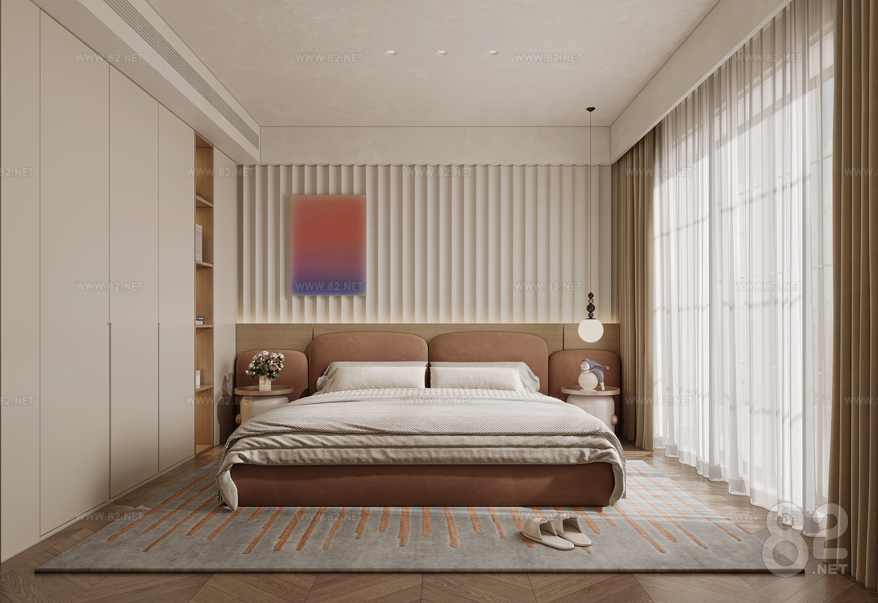 Modern Cream Style Bedroom