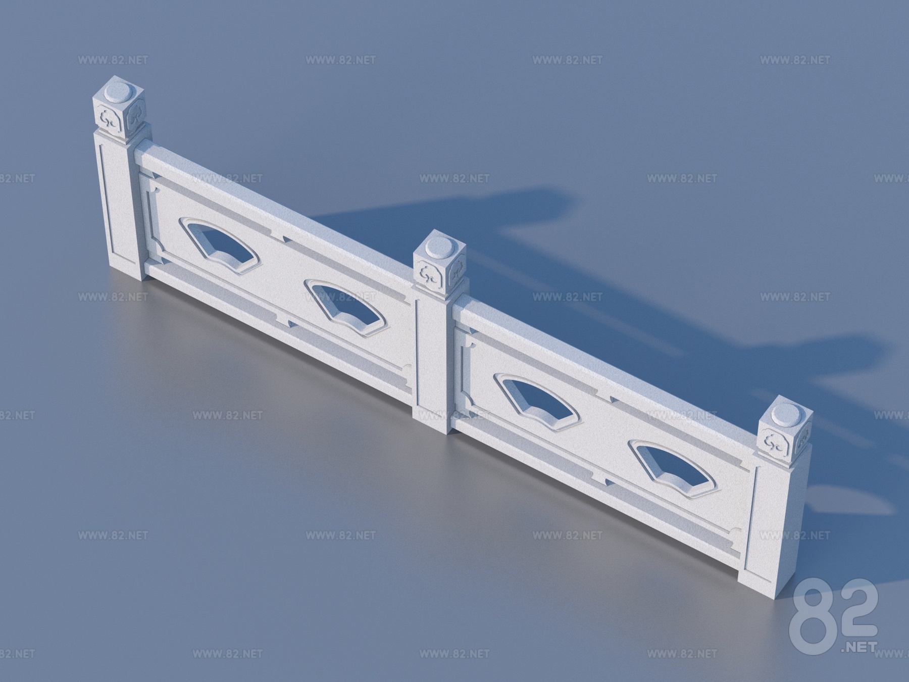 Fence Guardrail Railing | 3Ds Max(.max) - 82Models