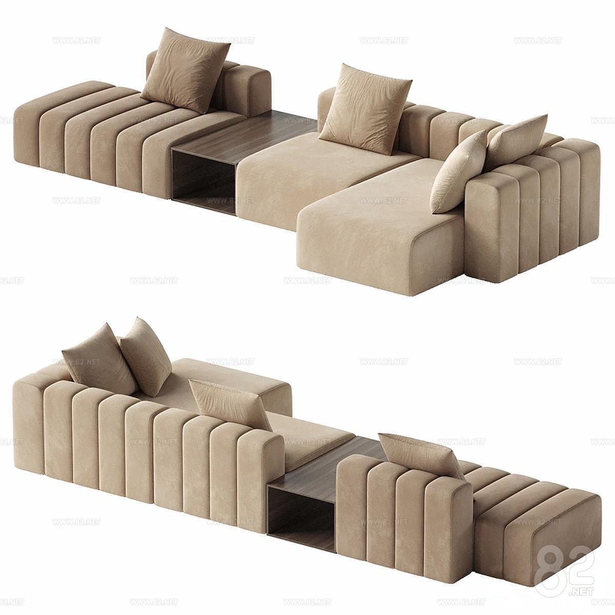 CRUSH Modern Multiplayer Sofa Italian Sofa Sofa Module Sofa Sofa