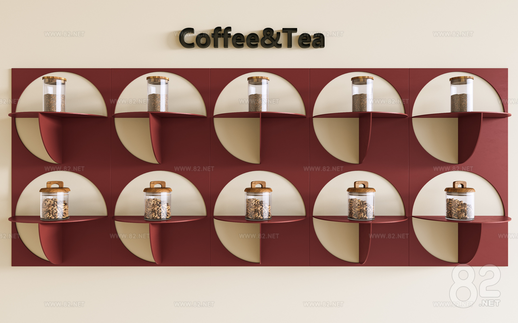Coffee Bean Coffee Rack Cafe Wall Decoration Coffee Decoration Coffee ...