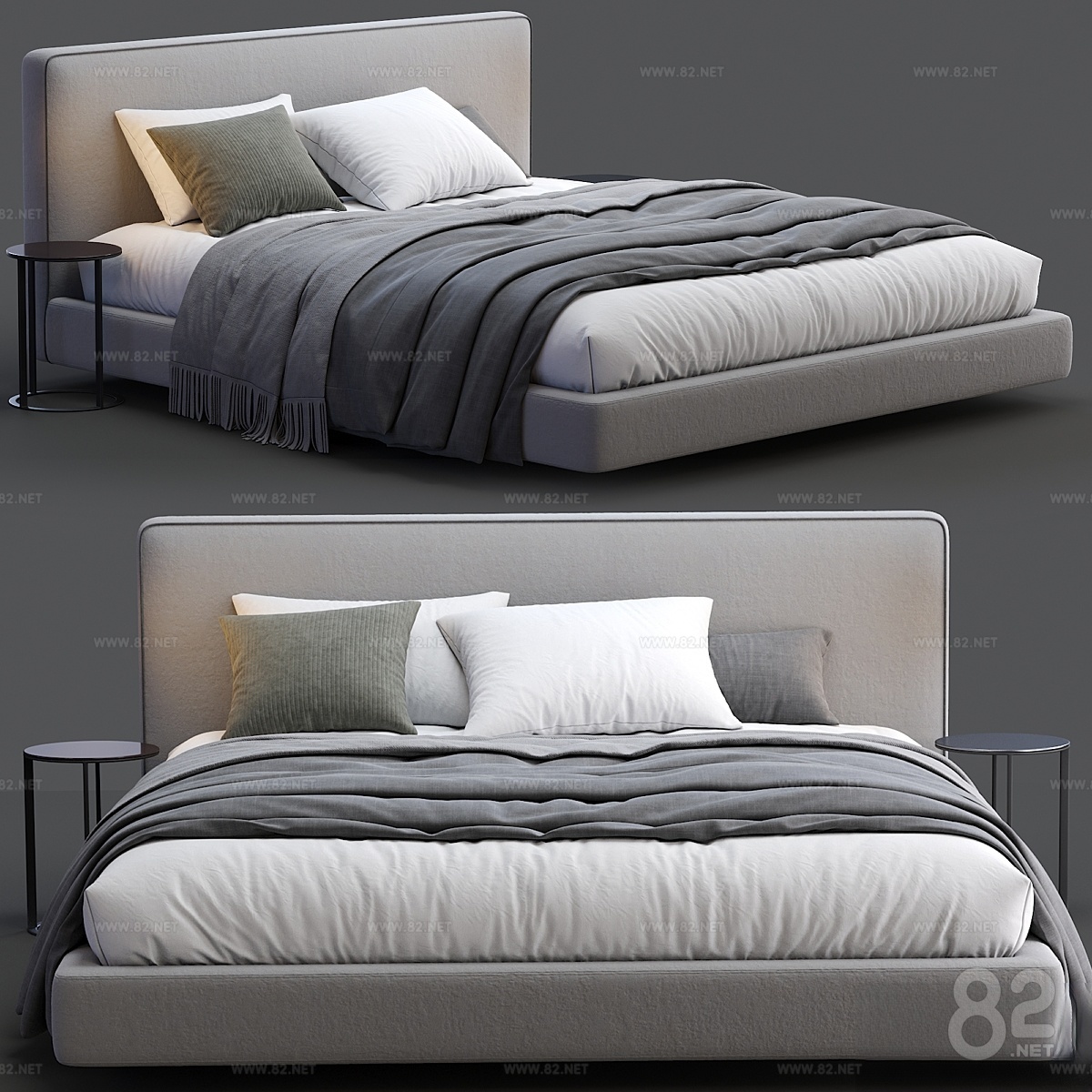Bebitalia bed Richard download 3D Model | 3Ds Max(.max) - 82Models
