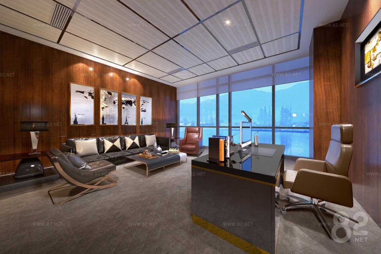 High-end business office space design modern luxury interior style ...