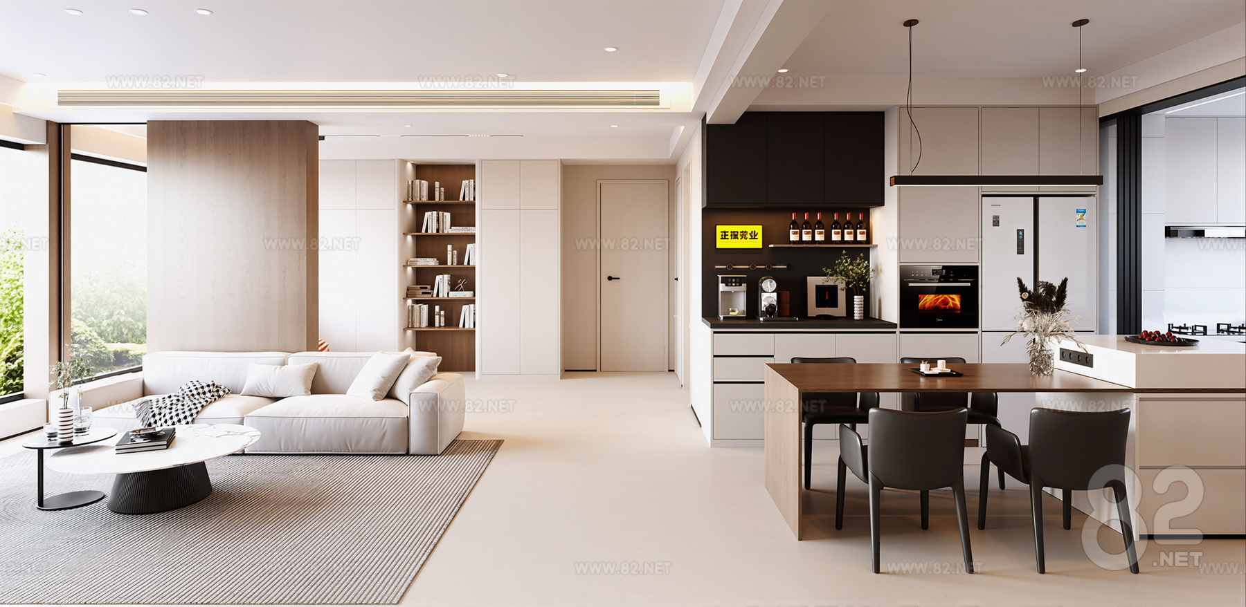 modern living room download 3D Model | 3Ds Max(.max) - 82Models