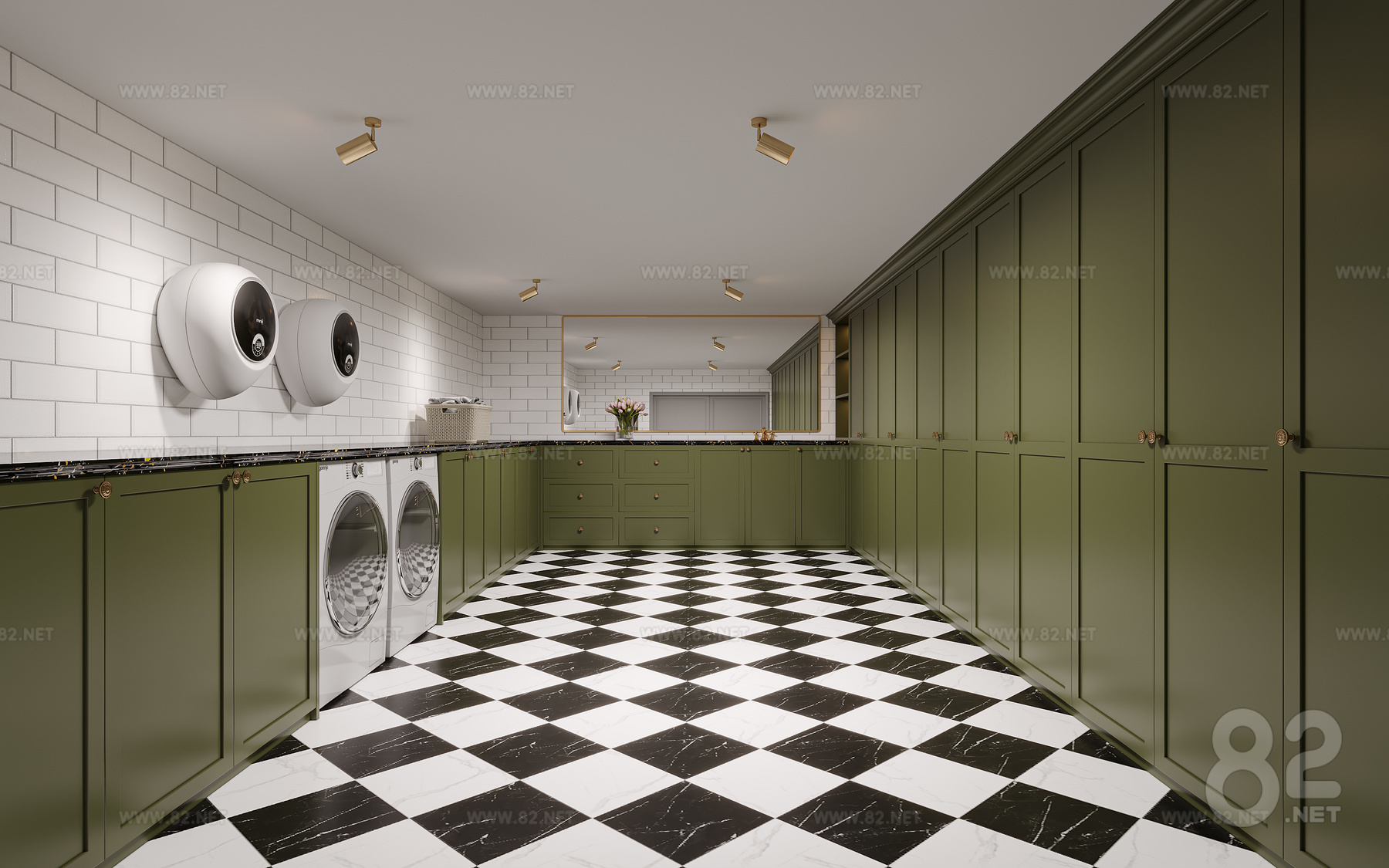 Modern American Laundry download | 3Ds Max(.max) - 82Models