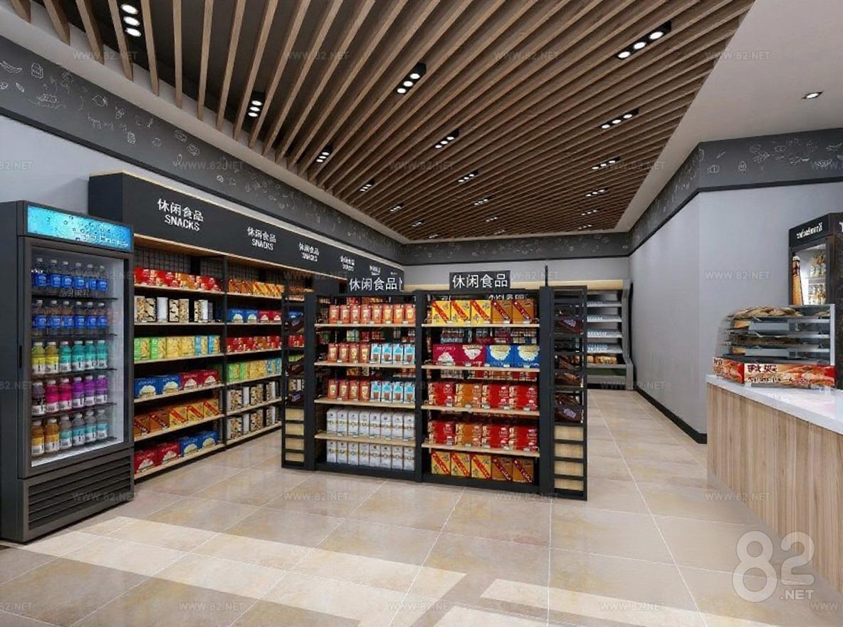 modern convenience store design snack beverage area layout corridor ...