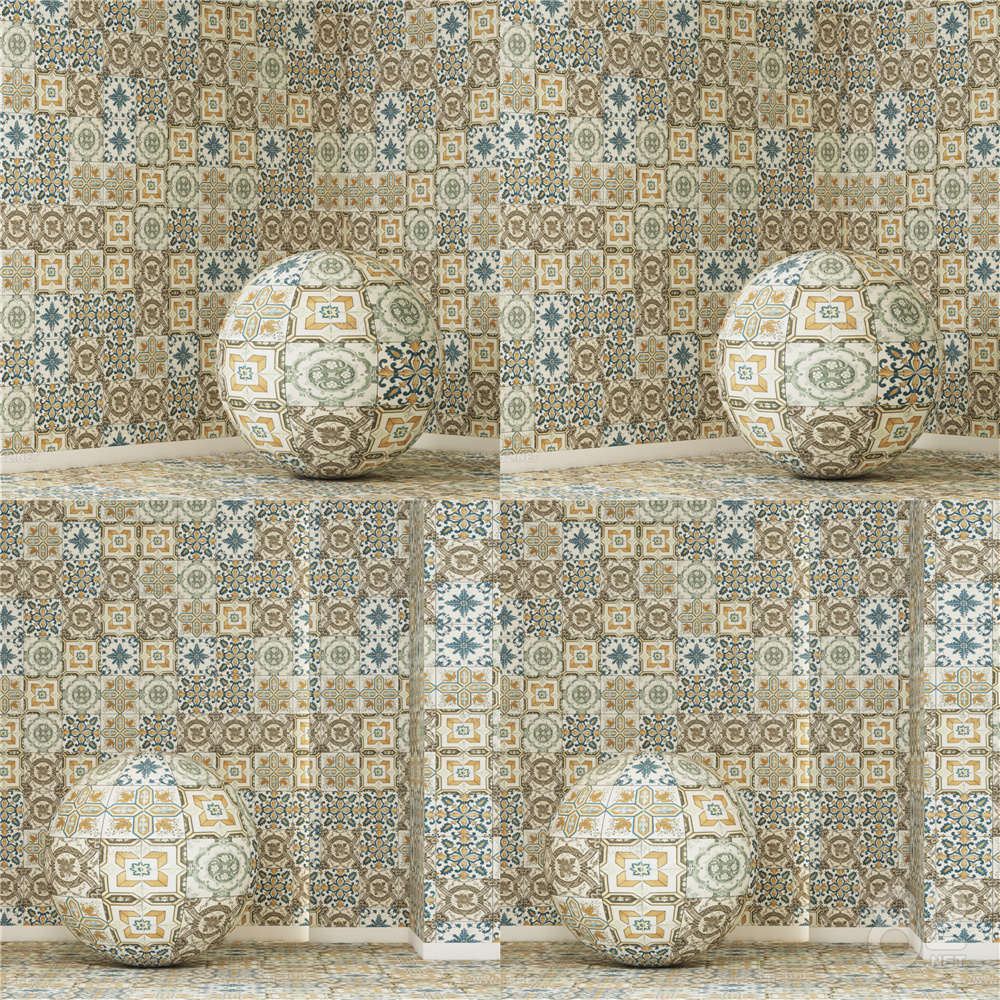 Textured Roks Moroccan Tiles-Seamless 4K Textures download 3D Model | 3Ds Max(.max ...